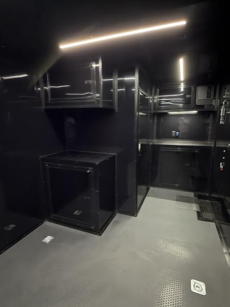 New 2026 Spartan 28' "Pro-Series" - BATHROOM Race Trailer, PolyCor, 7'4" Interior, 14K GVWR Torsion Spread Axles, A/C, Rubber Coin PKG