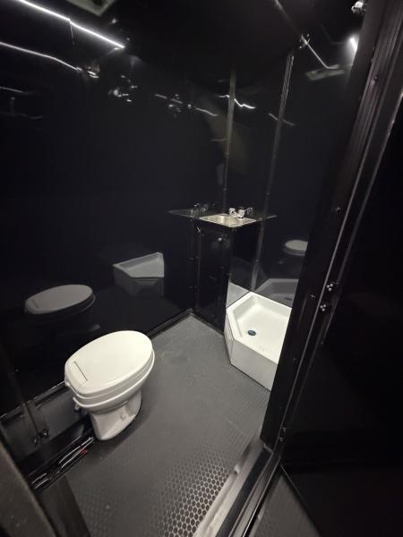 New 2026 Spartan 28' "Pro-Series" - BATHROOM Race Trailer, PolyCor, 7'4" Interior, 14K GVWR Torsion Spread Axles, A/C, Rubber Coin PKG