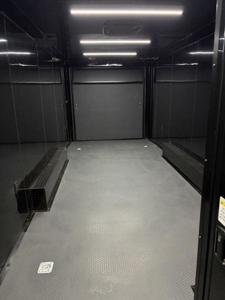 New 2026 Spartan 28' "Pro-Series" - BATHROOM Race Trailer, PolyCor, 7'4" Interior, 14K GVWR Torsion Spread Axles, A/C, Rubber Coin PKG