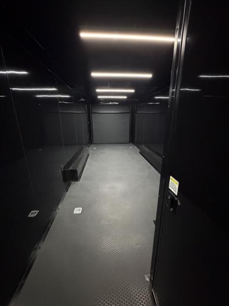 New 2026 Spartan 28' "Pro-Series" - BATHROOM Race Trailer, PolyCor, 7'4" Interior, 14K GVWR Torsion Spread Axles, A/C, Rubber Coin PKG