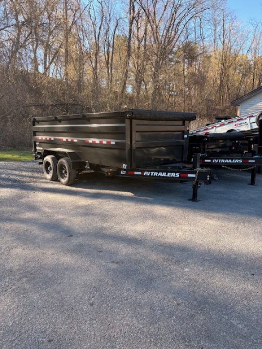 New 2026 PJ TRAILERS 83" x 16' DM High Side Dump Trailer