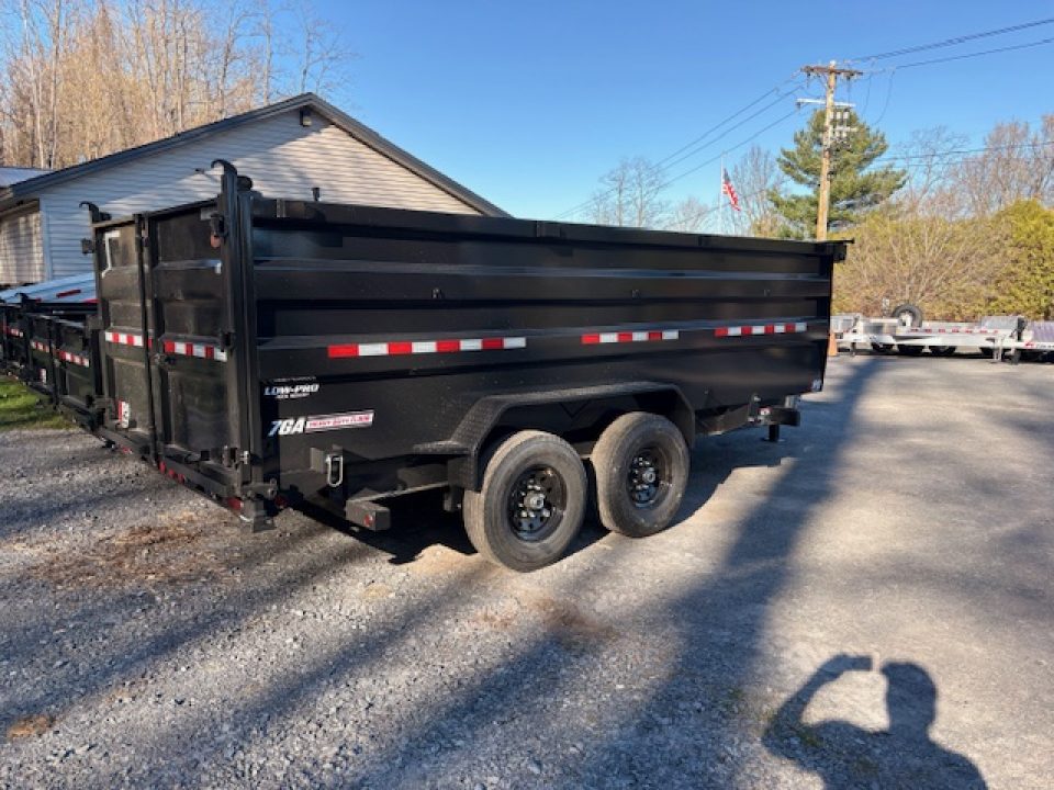 New 2026 PJ TRAILERS 83" x 16' DM High Side Dump Trailer