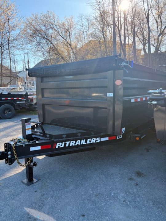 New 2026 PJ TRAILERS 83" x 16' DM High Side Dump Trailer