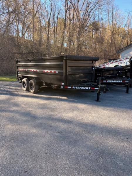New 2026 PJ TRAILERS 83  x 16' DM High Side Dump Trailer