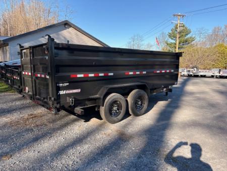 New 2026 PJ TRAILERS 83" x 16' DM High Side Dump Trailer