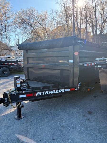 New 2026 PJ TRAILERS 83" x 16' DM High Side Dump Trailer