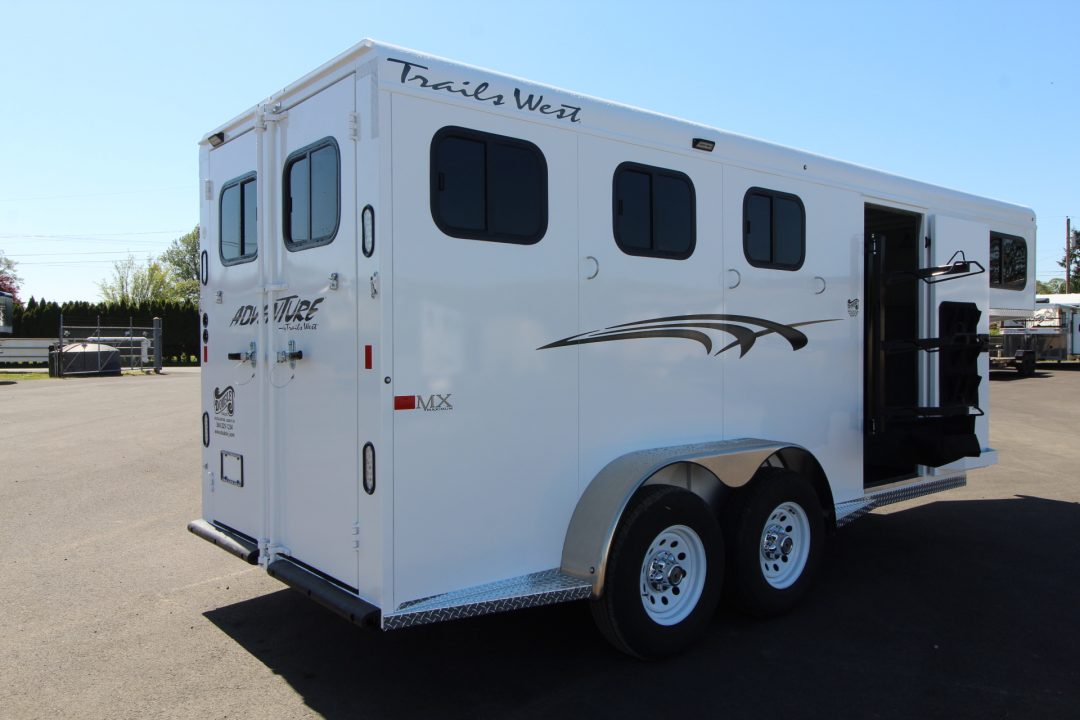 New 2027 Trails West Adventure MX 3 Horse Gooseneck Trailer