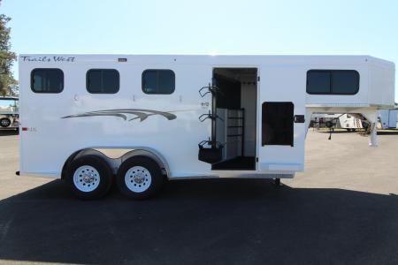 New 2027 Trails West Adventure MX 3 Horse Gooseneck Trailer