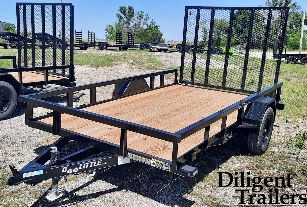New 2026 Doolittle Trailers 77" x12' Utility Trailer