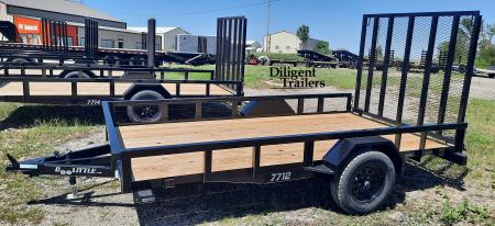 New 2026 Doolittle Trailers 77" x12' Utility Trailer