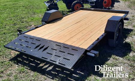 New 2026 Doolittle Trailers 72" x12' Utility Trailer Tilt Deck