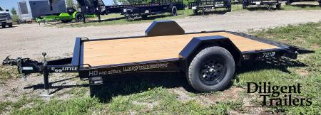 New 2026 Doolittle Trailers 72" x12' Utility Trailer Tilt Deck