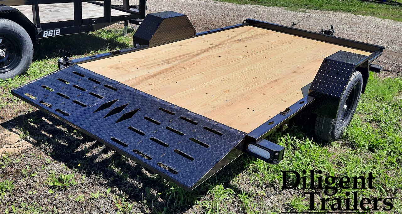 New 2026 Doolittle Trailers 72" x12' Utility Trailer Tilt Deck