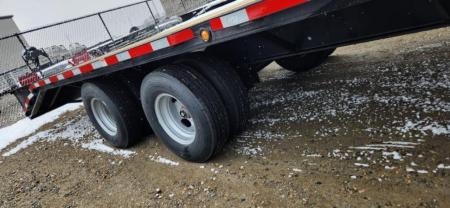 New 2027 ABU 30' TANDEM DUALLY , 12K DUALS Flatbed Trailer