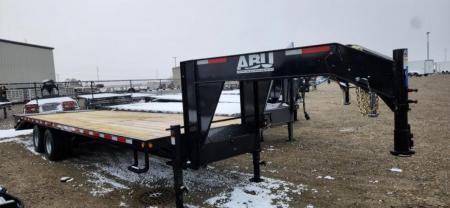 New 2027 ABU 30' TANDEM DUALLY , 12K DUALS Flatbed Trailer