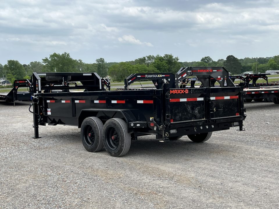 New 2026 MAXXD Gooseneck Dump Trailer | 16' x 83' 18K GVWR