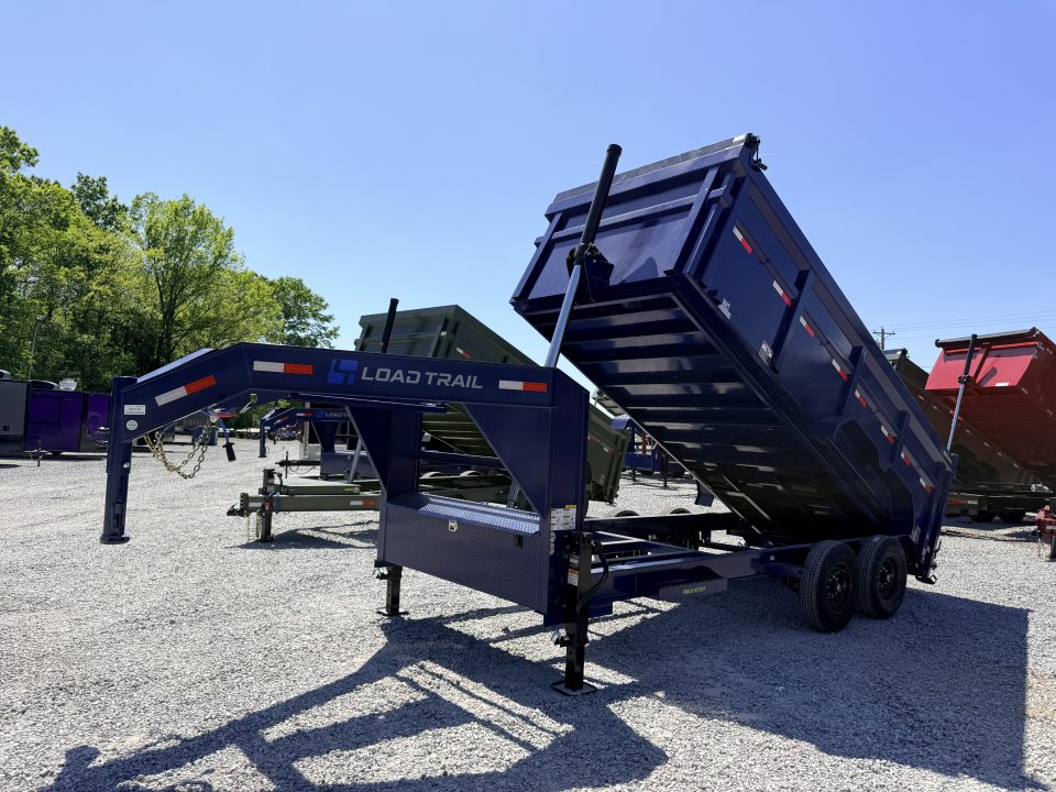 New 2026 LOAD TRAIL 7X16 GOOSENECK (4FT WALL) DUMP TRAILER (14K GVWR)