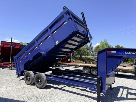 New 2026 LOAD TRAIL 7X16 GOOSENECK (4FT WALL) DUMP TRAILER (14K GVWR)