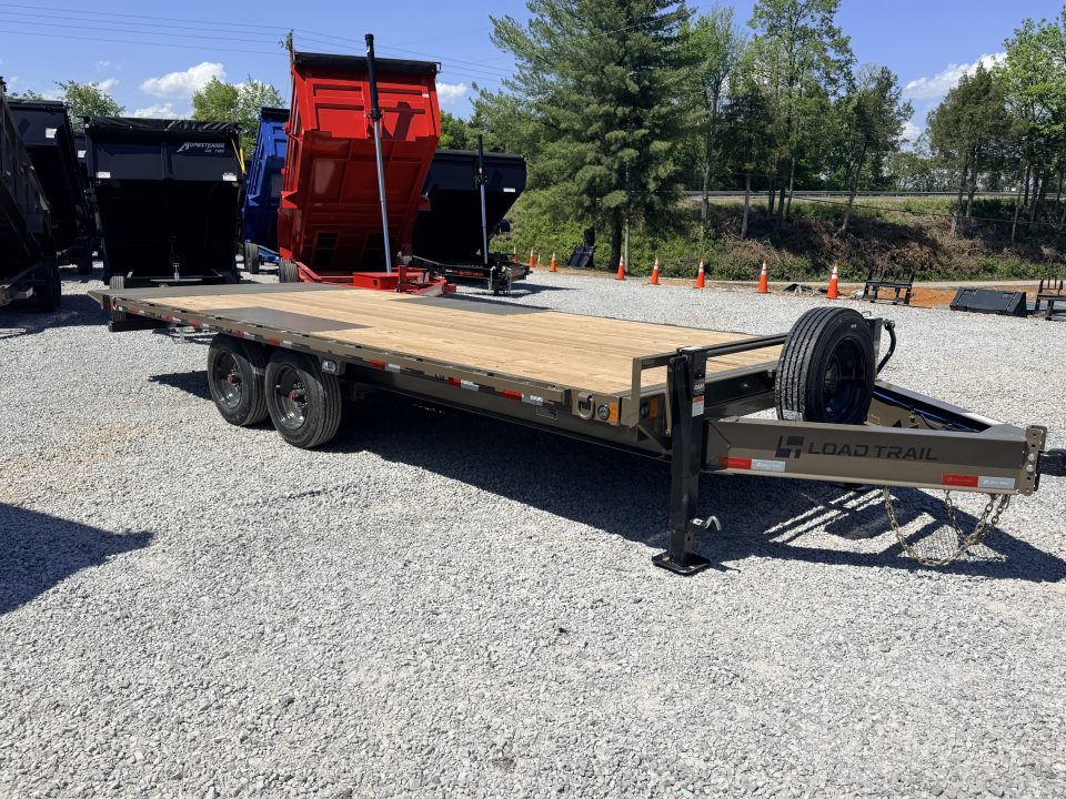 New 2026 Load Trail 102x22 Tandem Pintle Hook Equipment Tilt Deck (16K GVWR) Equipment Trailer