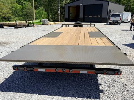New 2026 Load Trail 102x22 Tandem Pintle Hook Equipment Tilt Deck (16K GVWR) Equipment Trailer