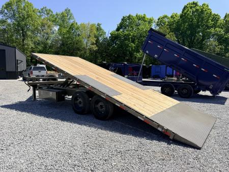 New 2026 Load Trail 102x22 Tandem Pintle Hook Equipment Tilt Deck (16K GVWR) Equipment Trailer