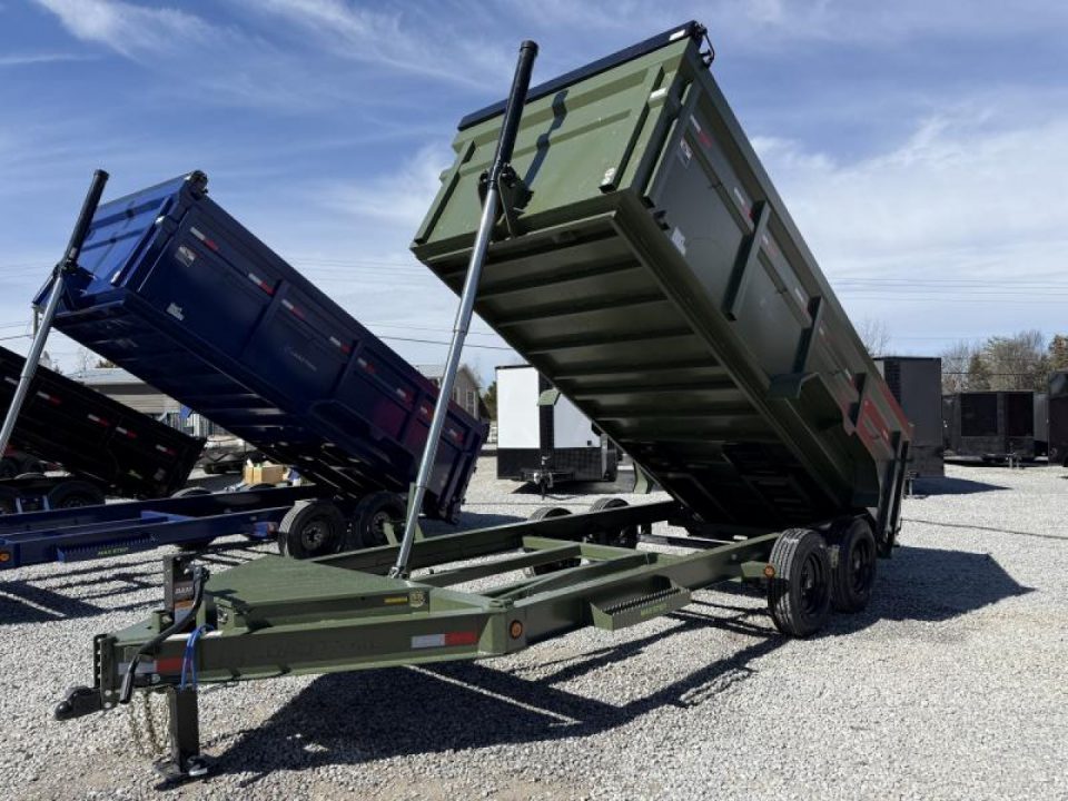 New 2026 Load Trail 7x16 (4FT Walls) Dump Trailer 16K GVWR Dump Trailer