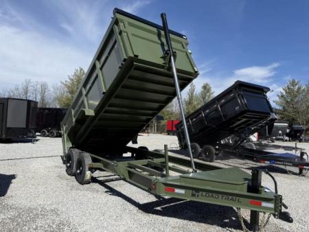 New 2026 Load Trail 7x16 (4FT Walls) Dump Trailer 16K GVWR Dump Trailer