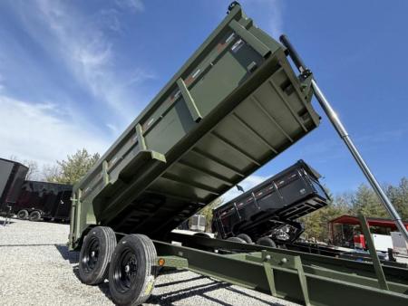 New 2026 Load Trail 7x16 (4FT Walls) Dump Trailer 16K GVWR Dump Trailer