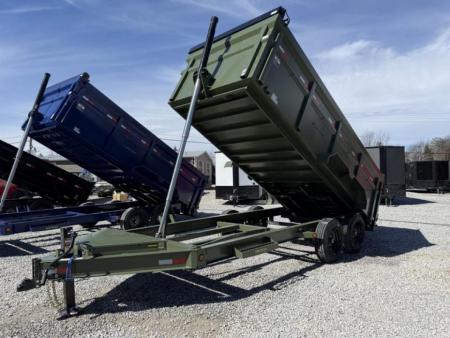 New 2026 Load Trail 7x16 (4FT Walls) Dump Trailer 16K GVWR Dump Trailer