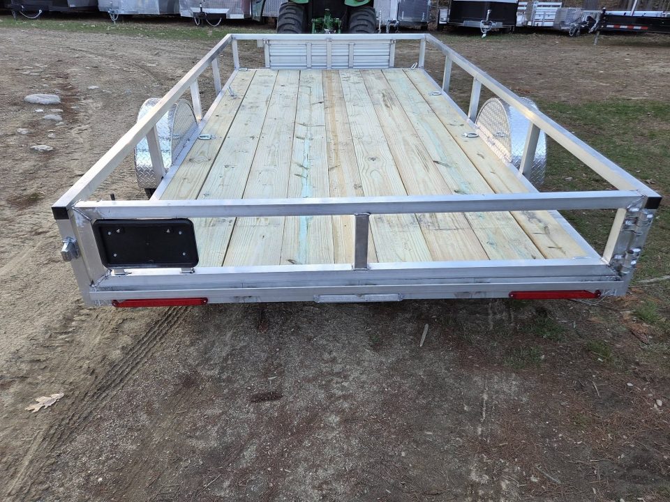 New 2026 Wolverine 7x14 aluminum utility trailer with ramps Utility Trailer