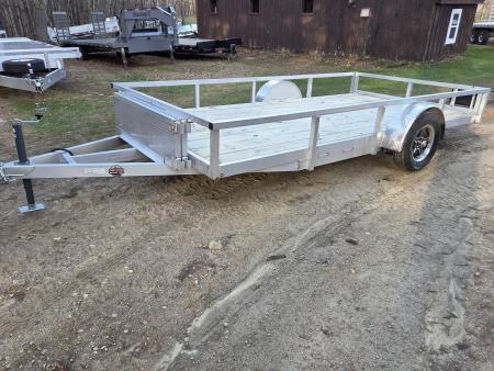 New 2026 Wolverine 7x14 aluminum utility trailer with ramps Utility Trailer