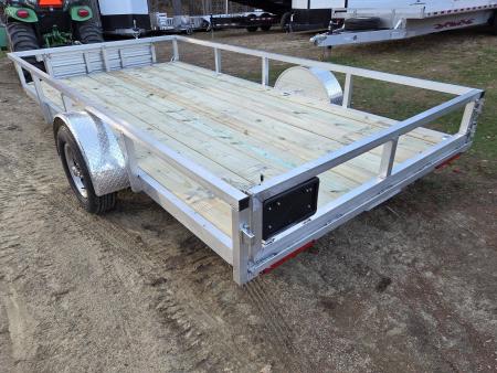 New 2026 Wolverine 7x14 aluminum utility trailer with ramps Utility Trailer