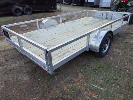 New 2026 Wolverine 7x14 aluminum utility trailer with ramps Utility Trailer