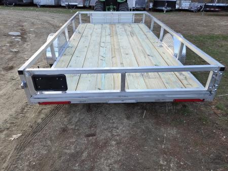 New 2026 Wolverine 7x14 aluminum utility trailer with ramps Utility Trailer