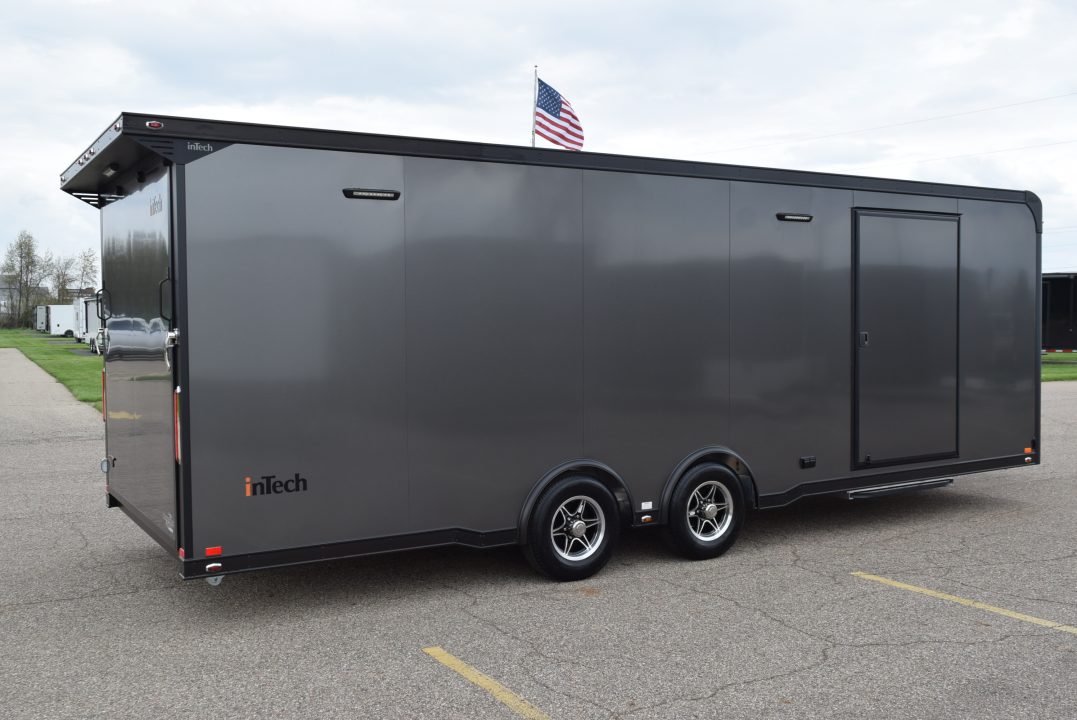 New INTECH 8.5x24 LITE SERIES ALL ALUMINUM RACE HAULER