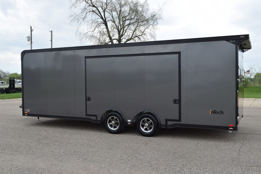 New INTECH 8.5x24 LITE SERIES ALL ALUMINUM RACE HAULER