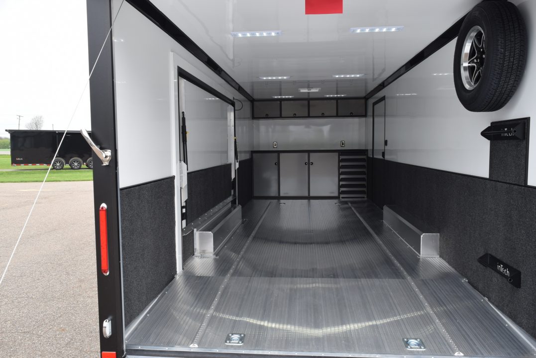 New INTECH 8.5x24 LITE SERIES ALL ALUMINUM RACE HAULER