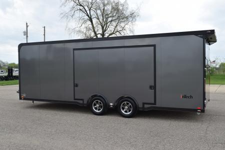 New INTECH 8.5x24 LITE SERIES ALL ALUMINUM RACE HAULER