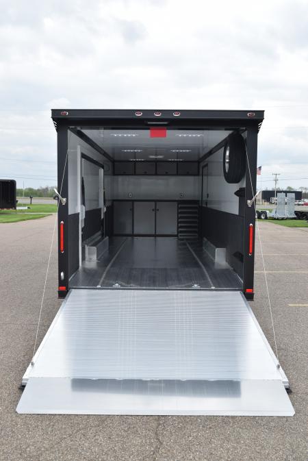 New INTECH 8.5x24 LITE SERIES ALL ALUMINUM RACE HAULER
