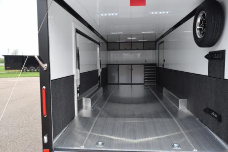 New INTECH 8.5x24 LITE SERIES ALL ALUMINUM RACE HAULER