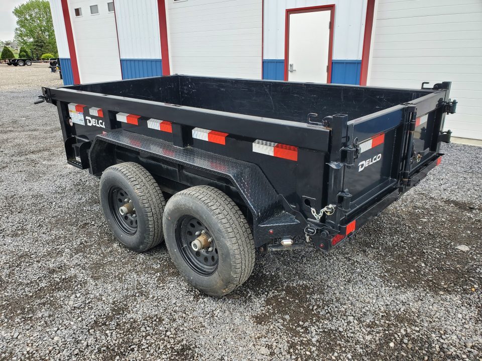 Used 2022 Delco Trailers Dump Trailer / 60"x10' / 10,000 GVWR