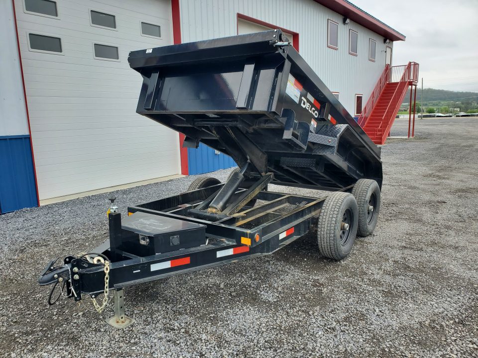 Used 2022 Delco Trailers Dump Trailer / 60"x10' / 10,000 GVWR