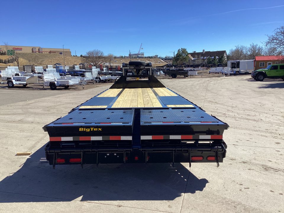 New 2026 Big Tex 25GN-25D5A-MRBK Flatbed Trailer