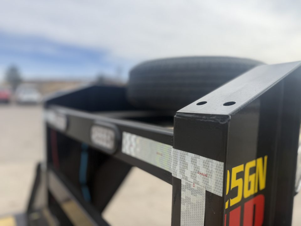 New 2026 Big Tex 25GN-25D5A-MRBK Flatbed Trailer