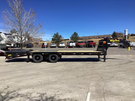 New 2026 Big Tex 25GN-25D5A-MRBK Flatbed Trailer