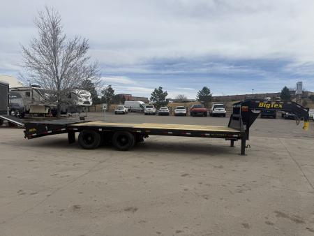 New 2026 Big Tex 25GN-25D5A-MRBK Flatbed Trailer