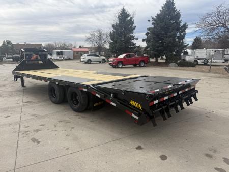 New 2026 Big Tex 25GN-25D5A-MRBK Flatbed Trailer