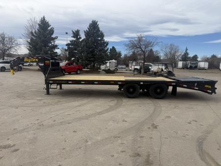 New 2026 Big Tex 25GN-25D5A-MRBK Flatbed Trailer