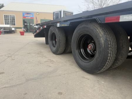 New 2026 Big Tex 25GN-25D5A-MRBK Flatbed Trailer