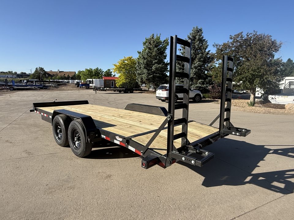 New 2026 Big Tex 7x20 (2) 7k Axles Flatbed Trailer